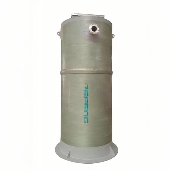 Fiberglass entegre estasyon ponp prefabrike